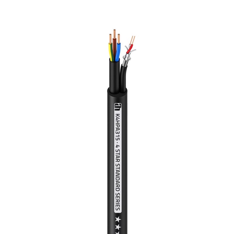 Hybrid Cable Power   Audio         Mm          22 Mm  100 Linear    Adam Hall Cables