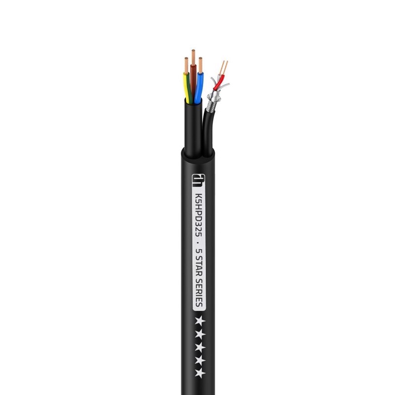 Hybrid Cable Power   Dmx         Mm          34 Mm  100   Adam Hall Cables  100 Linear