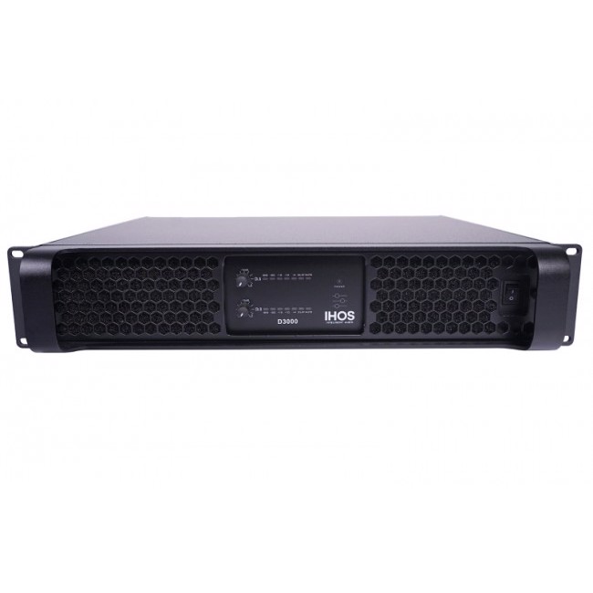 Ihos D3000 Effektforstærker      3000 Watt     Ohm
