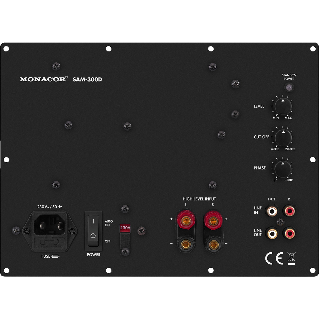 Img Stage Line Sam-300d Subwoofer Forstærker 420w Effektiv Bas