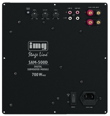 Img Stageline Sam-500d: Kraftfuld Subwooferforstrker 500w Class
