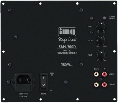 Img Stageline Sam-200d Subwoofer Forstærkermodul 280w Energieffektiv