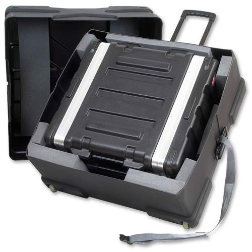 Indvendig Støddæmpet Transportkasse Med Hjul Og Håndtag  Skb-34rp Rack Pack