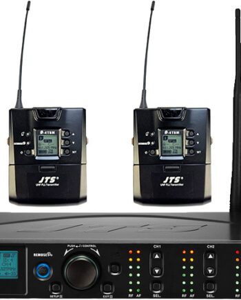 Jts  -  Trådløs Modtager   Kanals Inkl  Lommesendere 520-556 Mhz