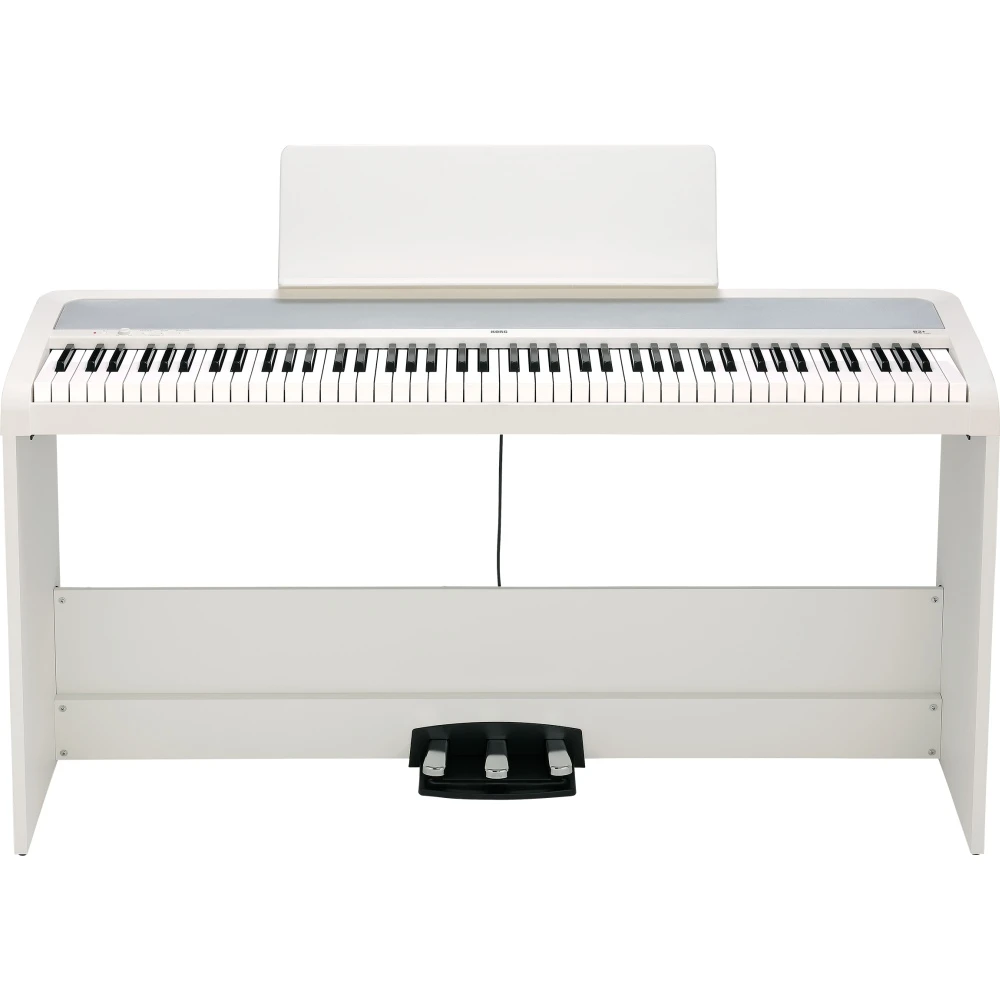 Korg B2 Sp Digital Klaver Komplet Med Ben Og Pedaler Hvid