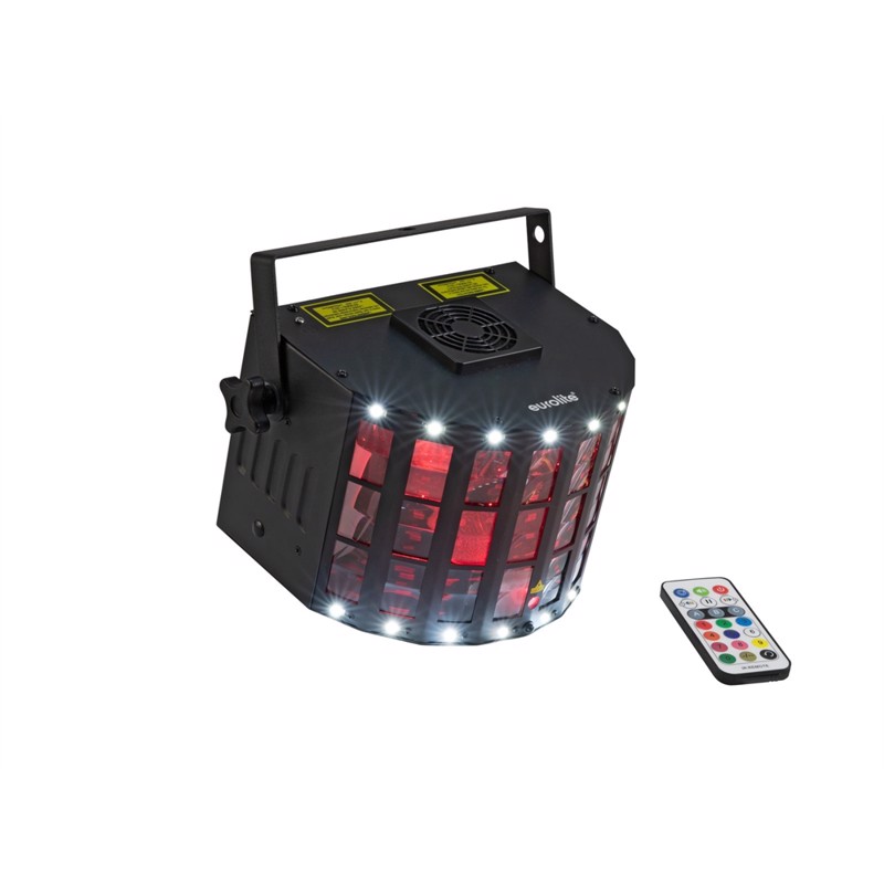 Kraftig Derby Med Laser  Strobo   Remote  Eurolite Led Laser Derby Mk2