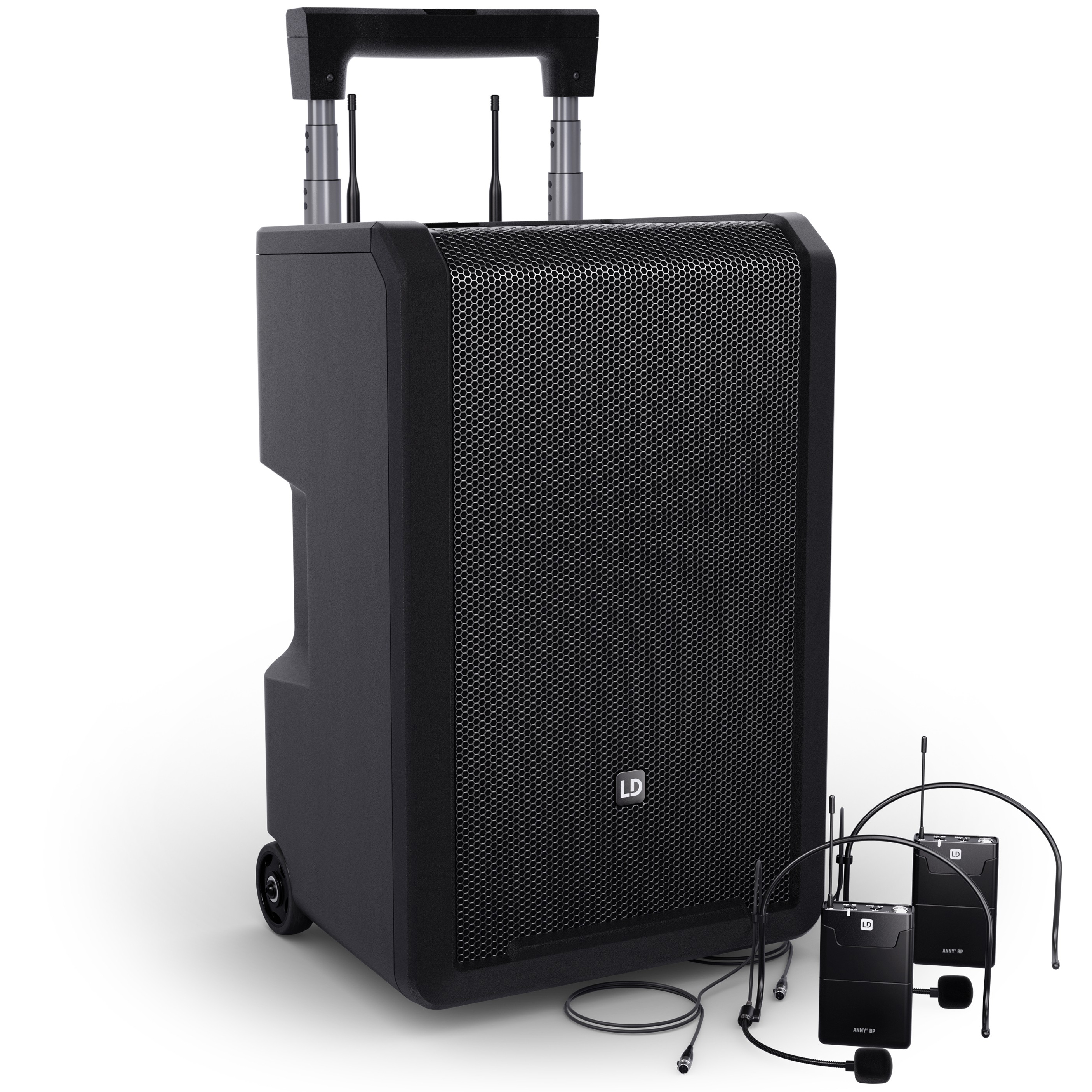 Ld Systems Anny 10 Bph   Batteri Højttaler Med     Trådløs Headset B5  584 608 Mhz