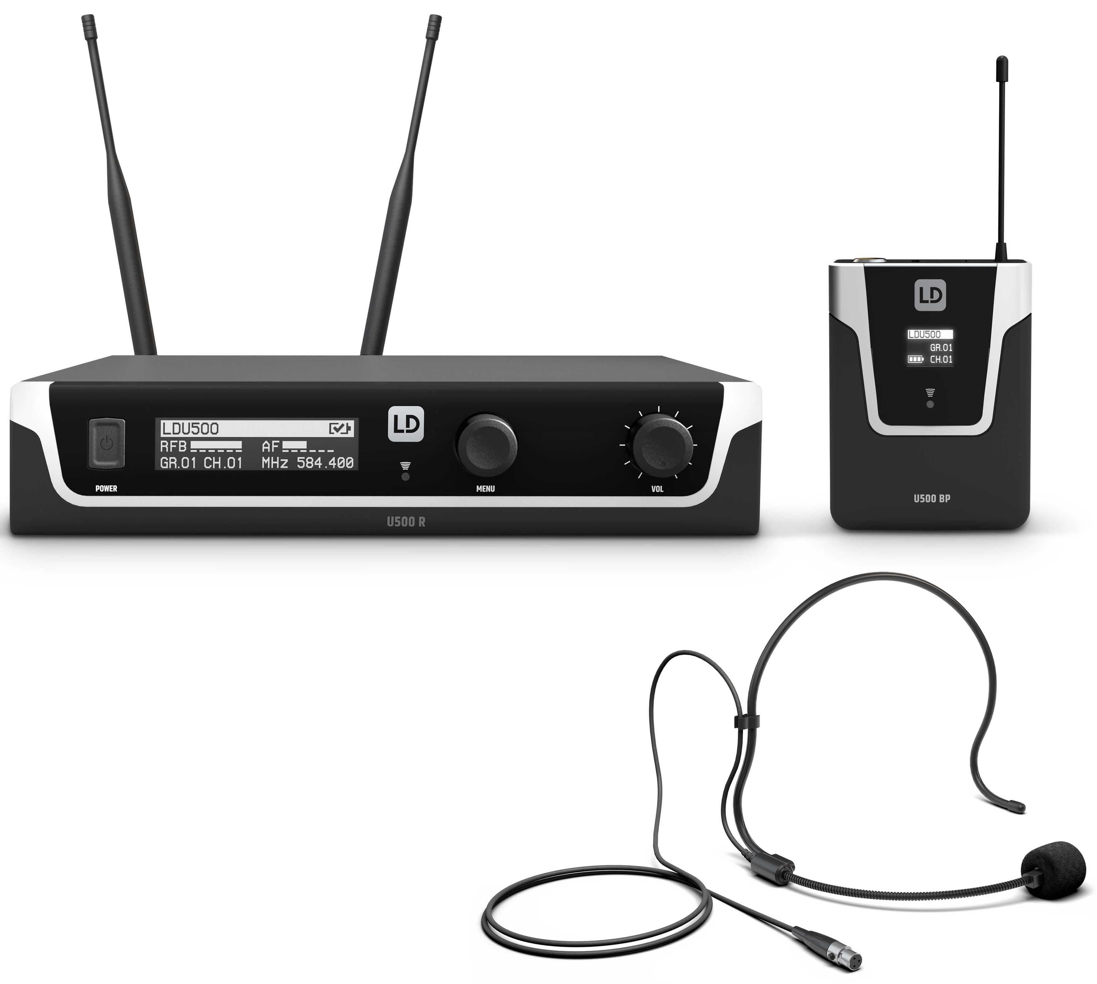 Ld Systems Ldu518bph Trådløs Mikrofon System Med Beltpack Og Headset