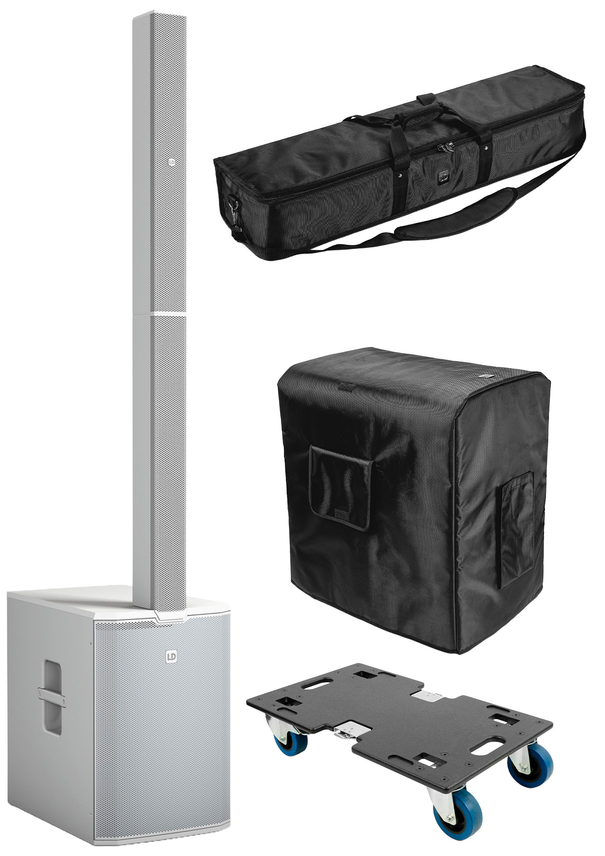 Ld Systems Maui 44 G2 Bundle   Hvid