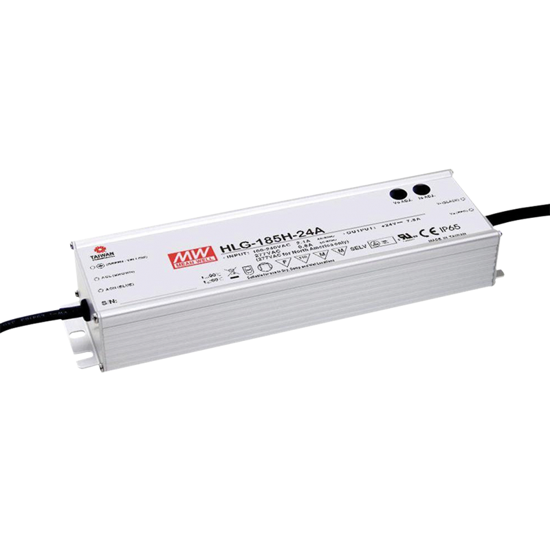 Led Strømforsyning 185   48   Dc Ip67 Meanwell Hlg-185h-48