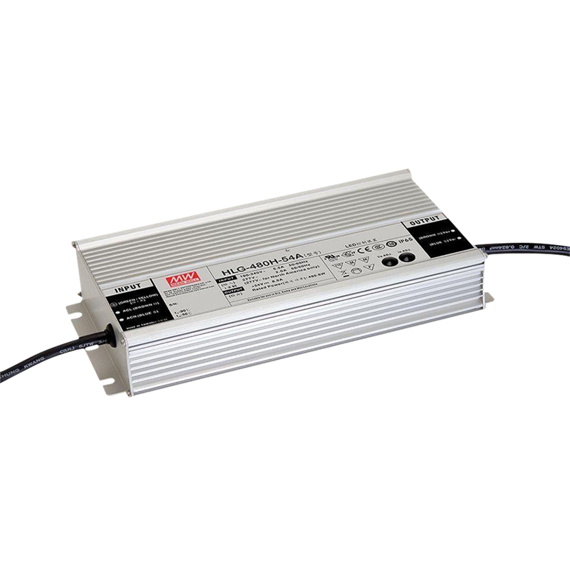 Led Strømforsyning 480   48   Dc Ip67 Meanwell Hlg-480h-48