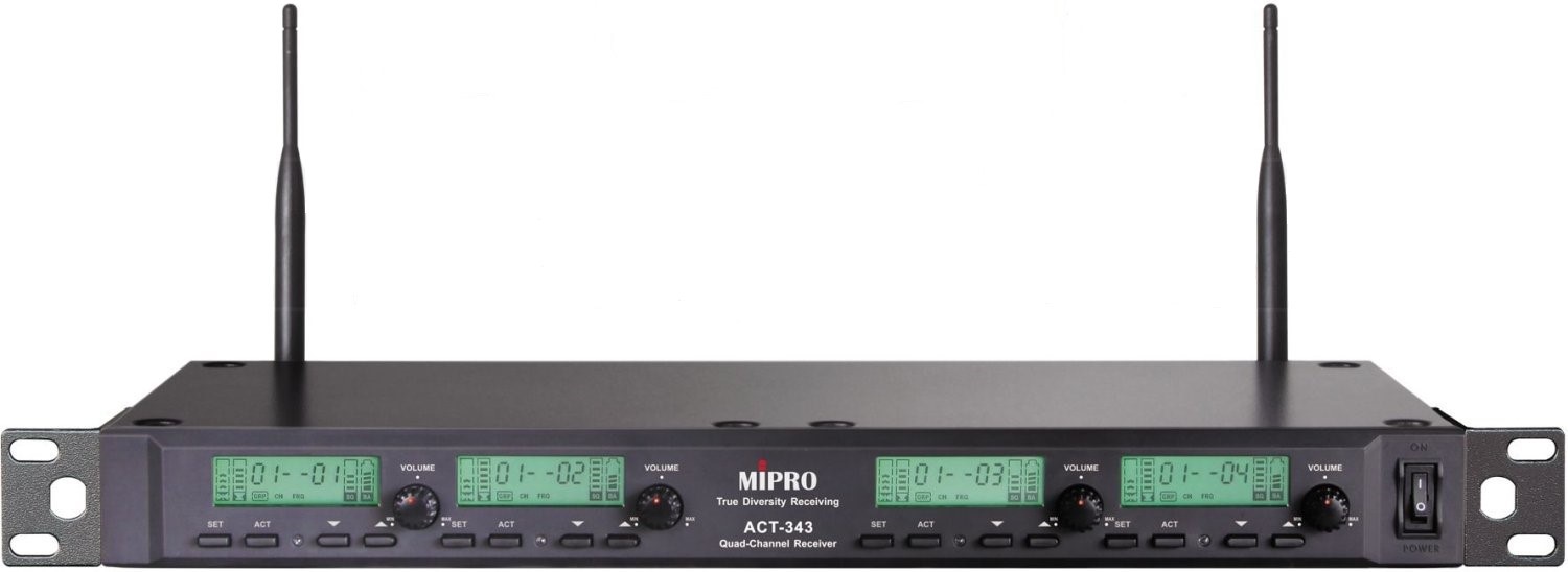 Mipro Act343-5nb Trådløs Modtager   Kanals 518-542mhz