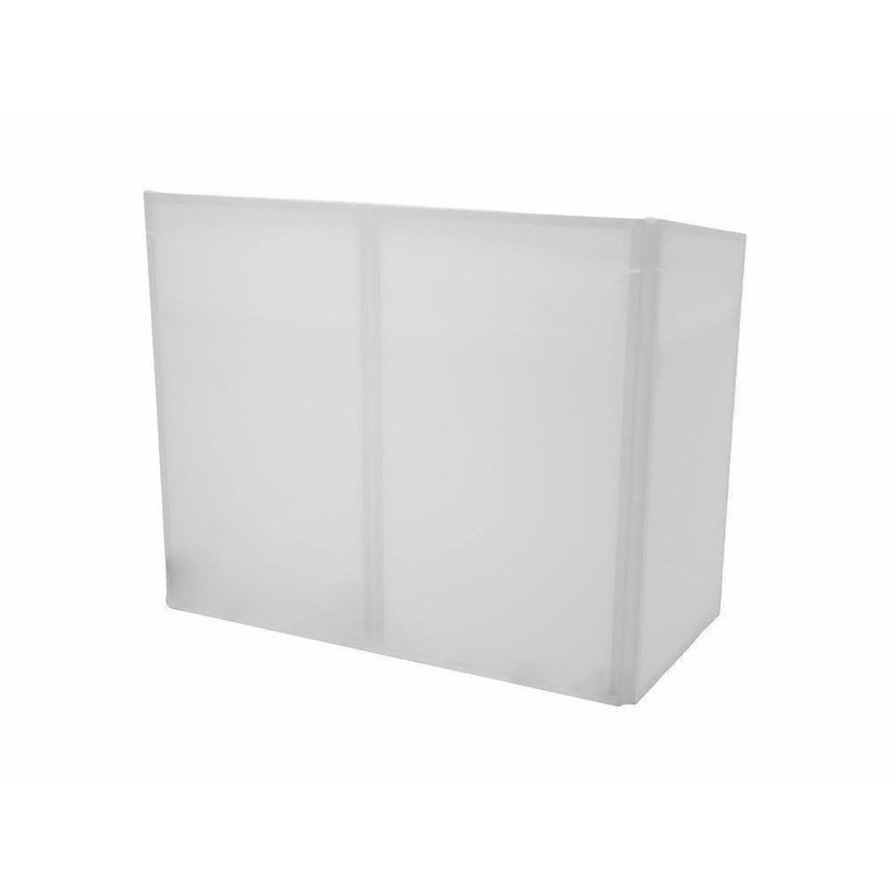 Mobilt Dj Bord  Med Hvidt Cover  147 Cm  Bredt