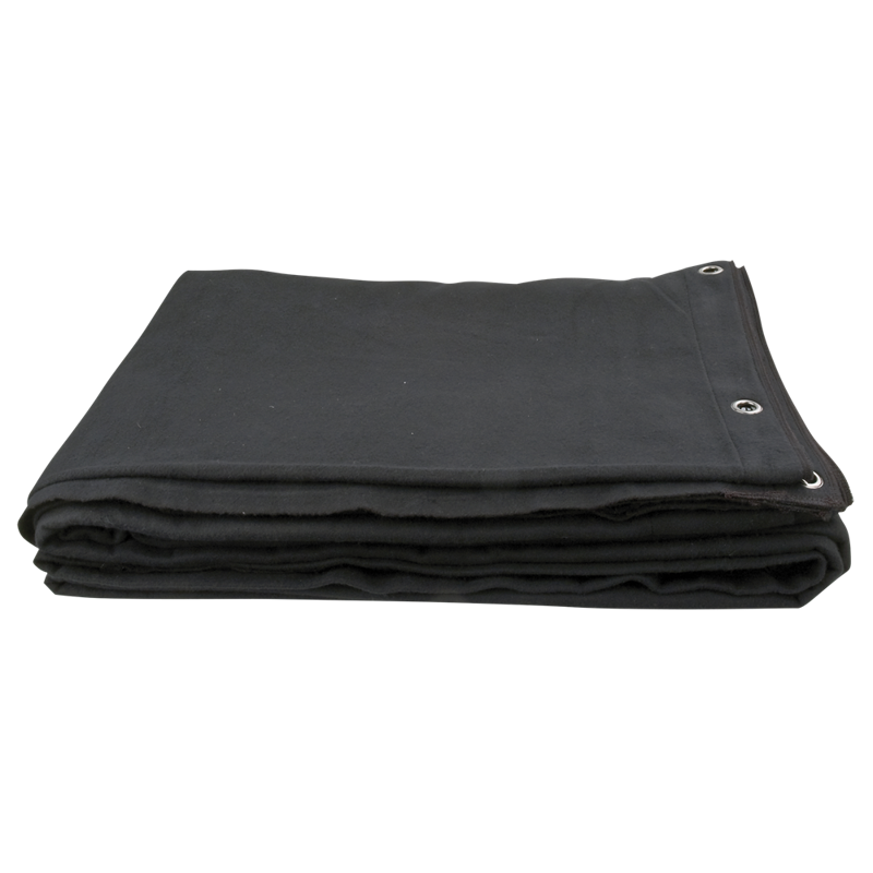 Molton Bagtæppe  320               Meter  Bxh  Sort