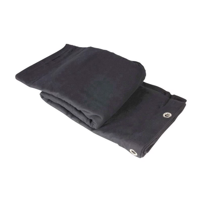 Molton Bagtæppe  300             Meter  Bxh  Sort
