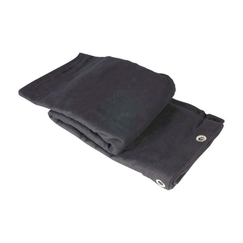 Molton Bagtæppe  300             Meter  Bxh  Sort