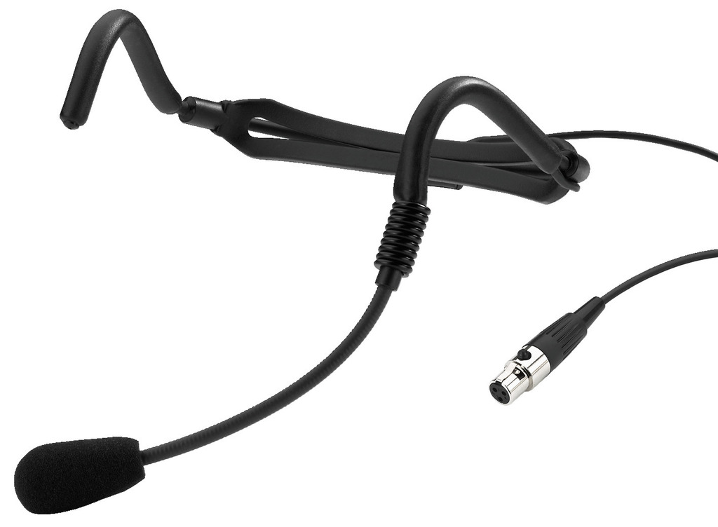 Monacor Hse-110 Headset Mikrofon  Supernyre  Sort