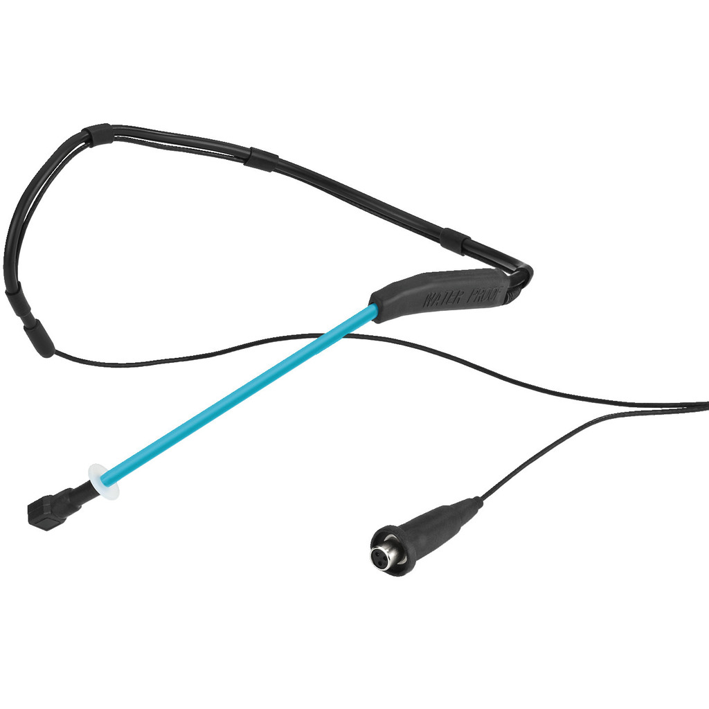 Monacor Hse-200wp Bl Fitness Headset Mikrofon Med 3pol Mini    Stik
