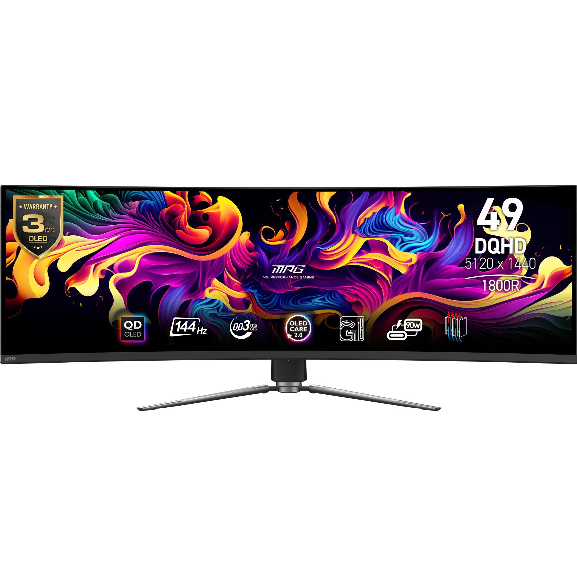 Msi Mpg 491cqpde Qd-oled 49 5120   1440  Ultrawide  Hdmi Displayport Usb-  144hz