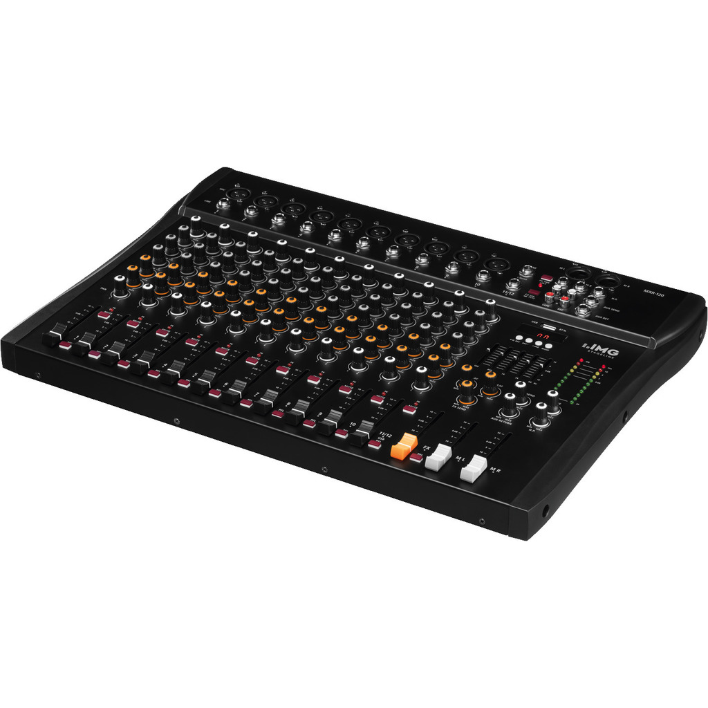 Mxr-120 12-kanals Lydmixer Med Dsp  Bluetooth Og Usb Interface