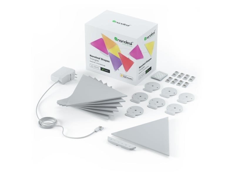Nanoleaf Shapes Triangles Starter Kit 15 Panels Led Lys Geekd Dk