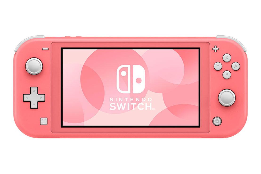 Nintendo Switch Lite Coral Konsol Geekd Dk