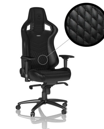 Noblechairs Epic Real Leather Black Black