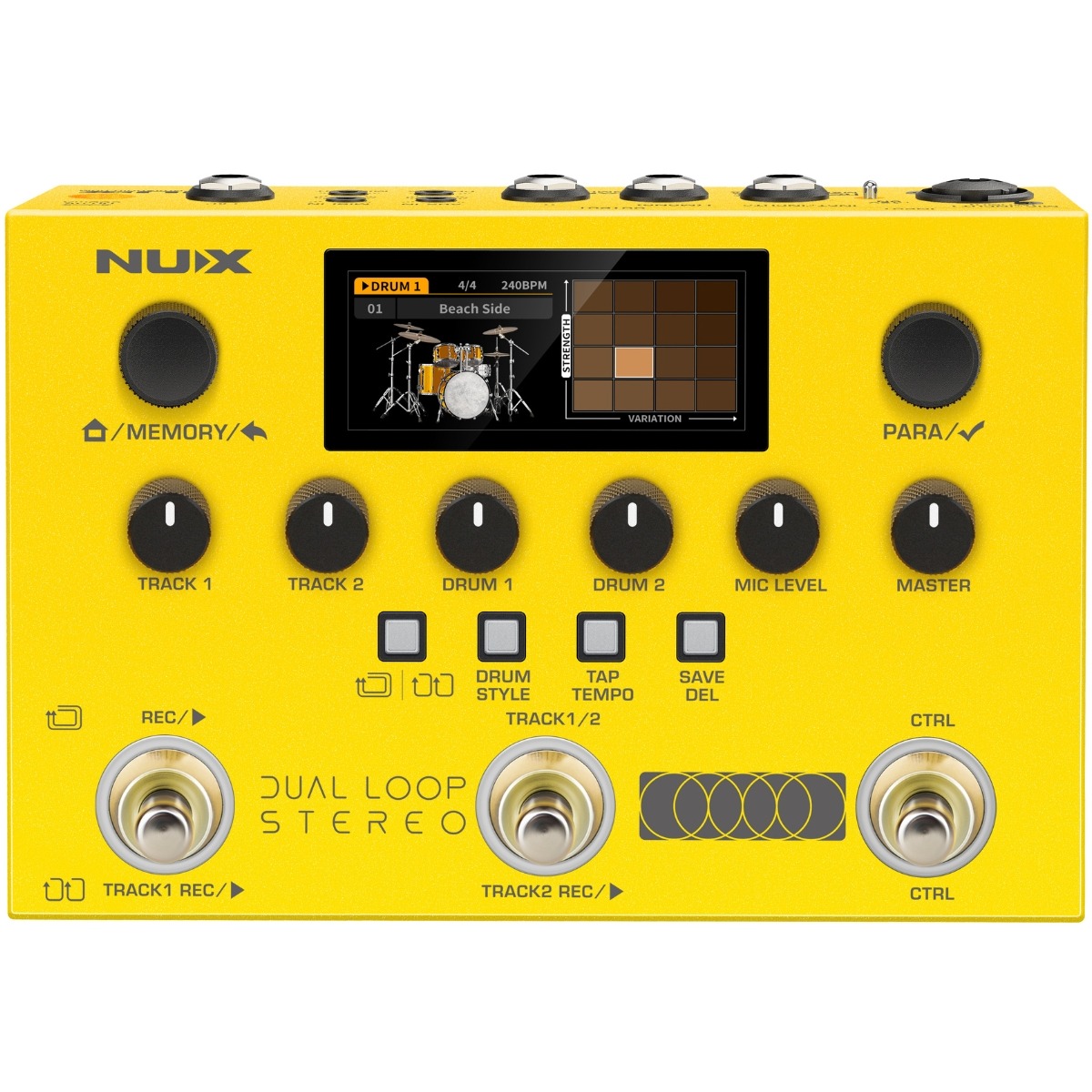 Nux Dual Loop Stereo Guitar-effekt-pedal