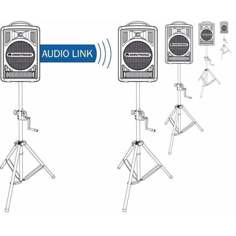Omnitronic Alt-105 Audio Link Module Wams-05