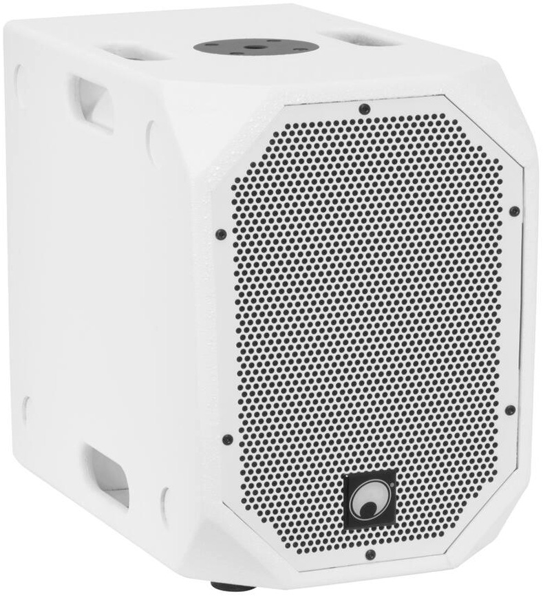 Omnitronic Bob-10a Aktiv Subwoofer   Top Amp Hvid