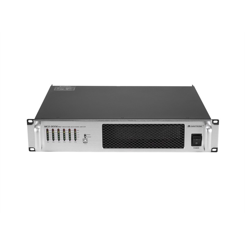 Omnitronic Mcd-3006 Mk2  -channel Installation Amplifier