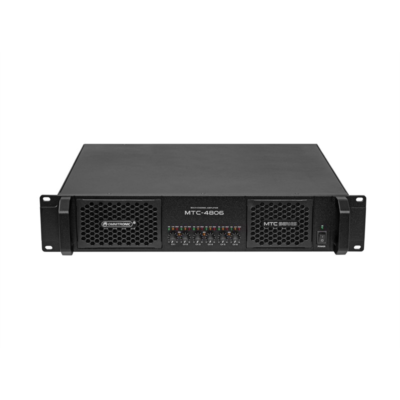 Omnitronic Mtc-4806  -channel Amplifier      400   Rms    Ohm