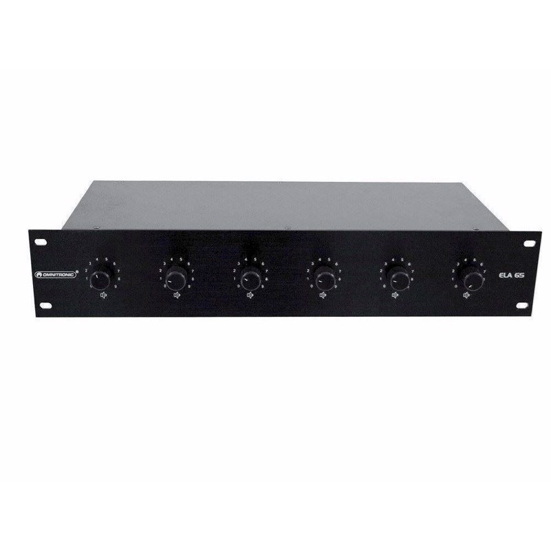 Omnitronic Pa  -zone Stereo Vol Cont45w Bk