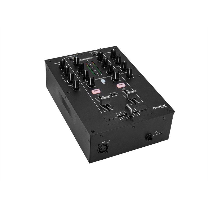 Omnitronic Pm-202f  -kanals Dj Mixer Med Filter Og Bluetooth