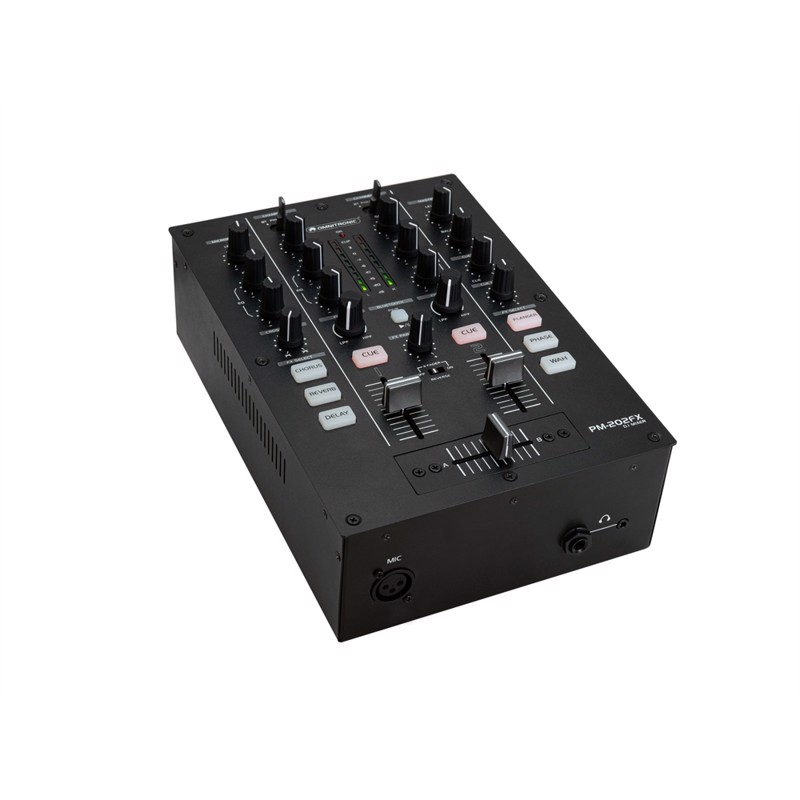 Omnitronic Pm-202fx  -kanals Dj Mixer Med Filter  Fx Og Bluetooth