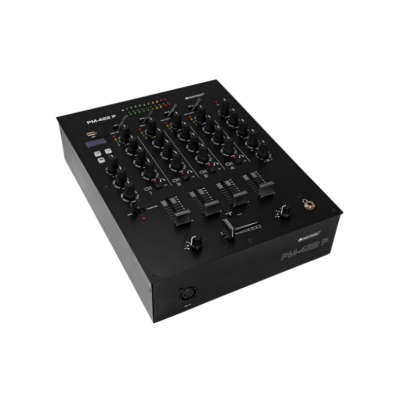 Omnitronic Pm-422p   -kanals Dj Mixer Med Bluetooth   Mp3