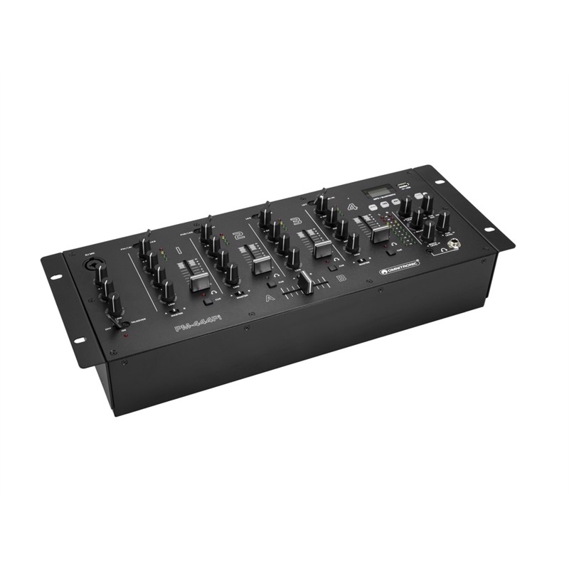 Omnitronic Pm-444pi  -channel Dj Mixer With Player   Usb Interface