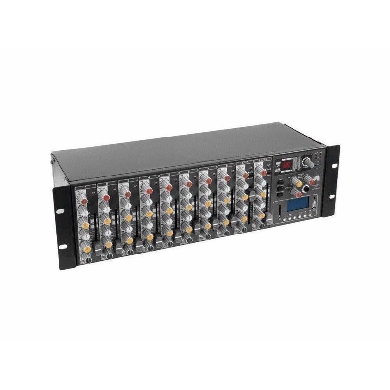Omnitronic Rm-1422fx Usb Rack Mixer With 12 Channels  Dsp Fx Unit And Mp3 Player