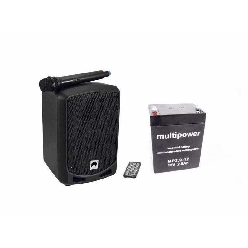 Omnitronic Set Wams-065bt Bluetooth And 40   Rms   Battery
