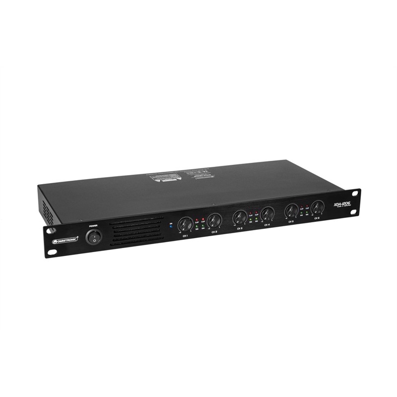 Omnitronic Xda-1206  -channel Class   Amplifier     200       Ohms      150       Ohms