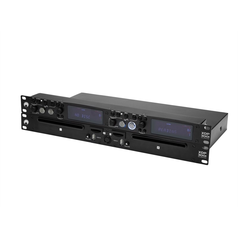 Omnitronic Xdp-3001 Cd Mp3 Dobbelt Afspiller         Unit