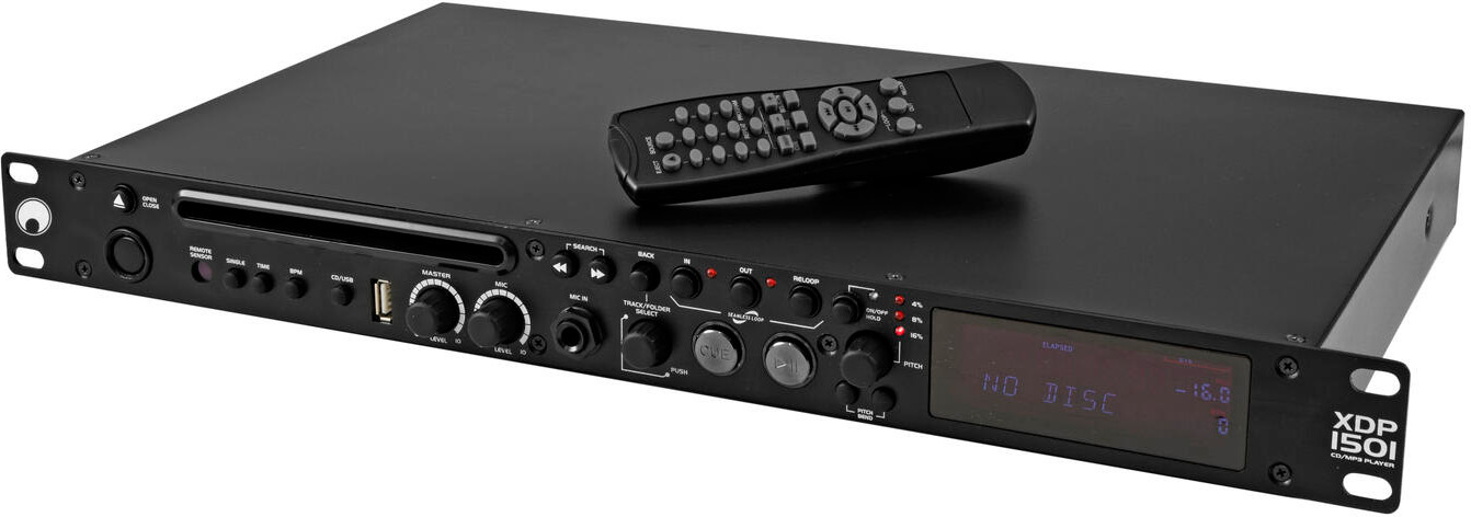 Omnitronic Xdp-1501 Cd Og Mp3 Afspiller 19 Quot 1unit