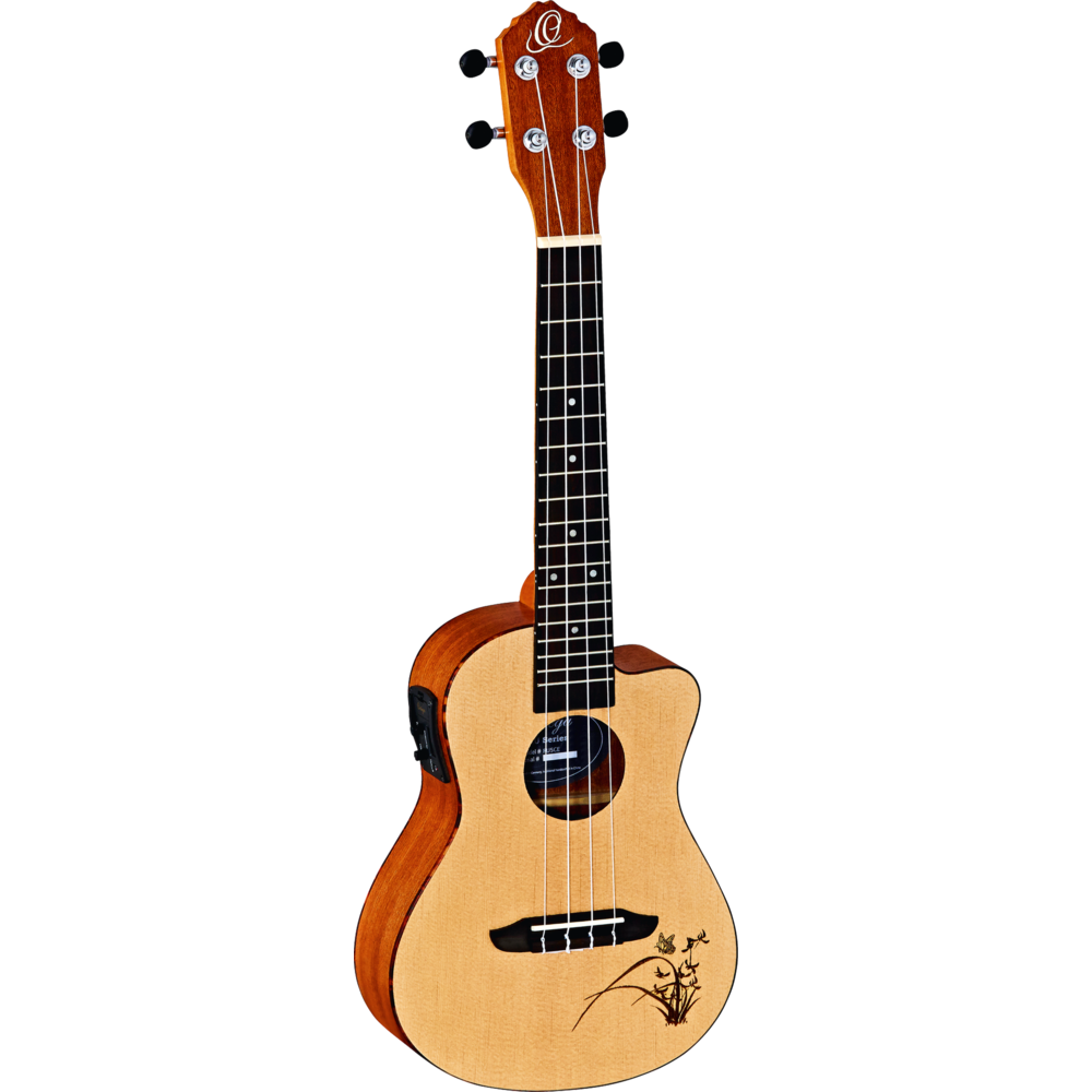 Ortega Ru5ce Concert Ukulele Med Pickup
