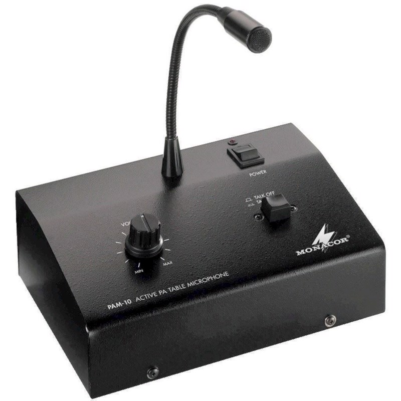 Pa-bordmikrofon Pam-10 Monacor