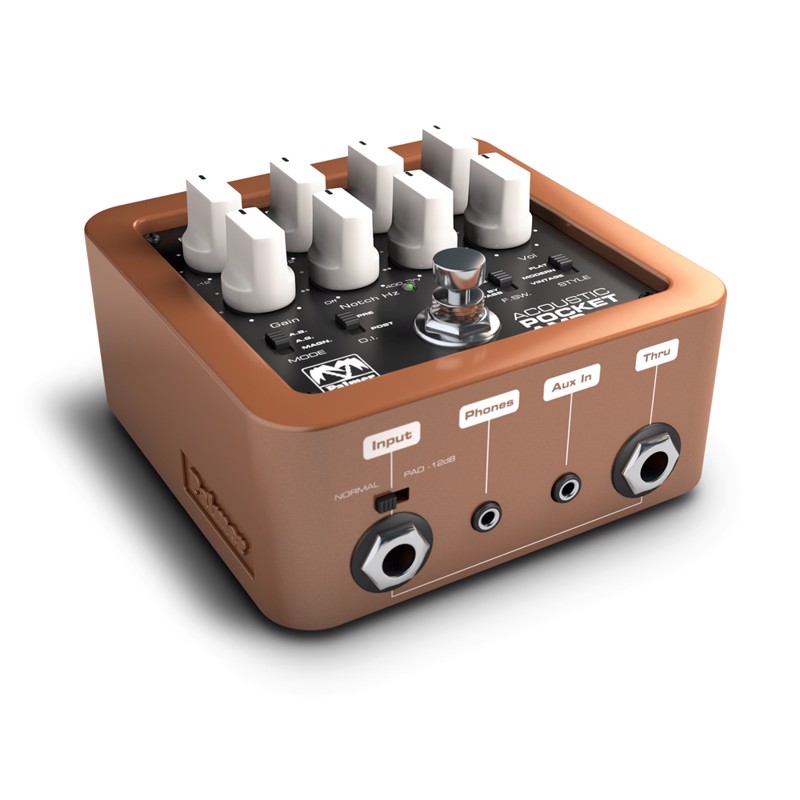Preamp Til Akustisk Guitar  Bas Palmer Pocket Amp Acoustic