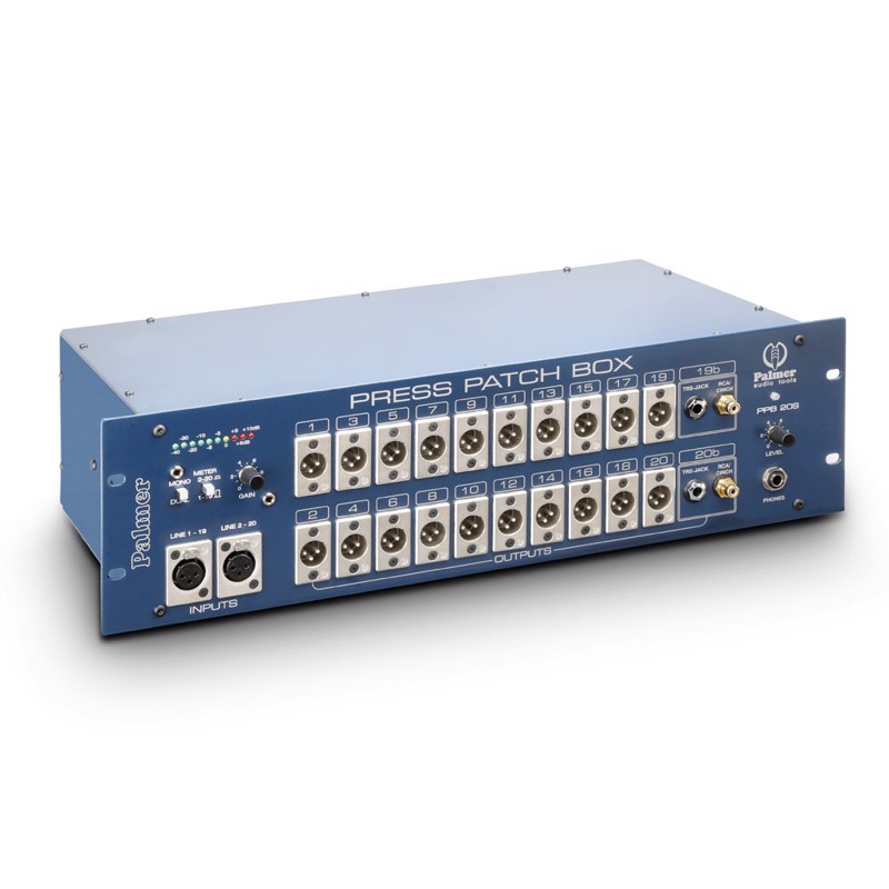 Press Patch Box 10-channel Stereo   20-channel Mono Palmer Pro