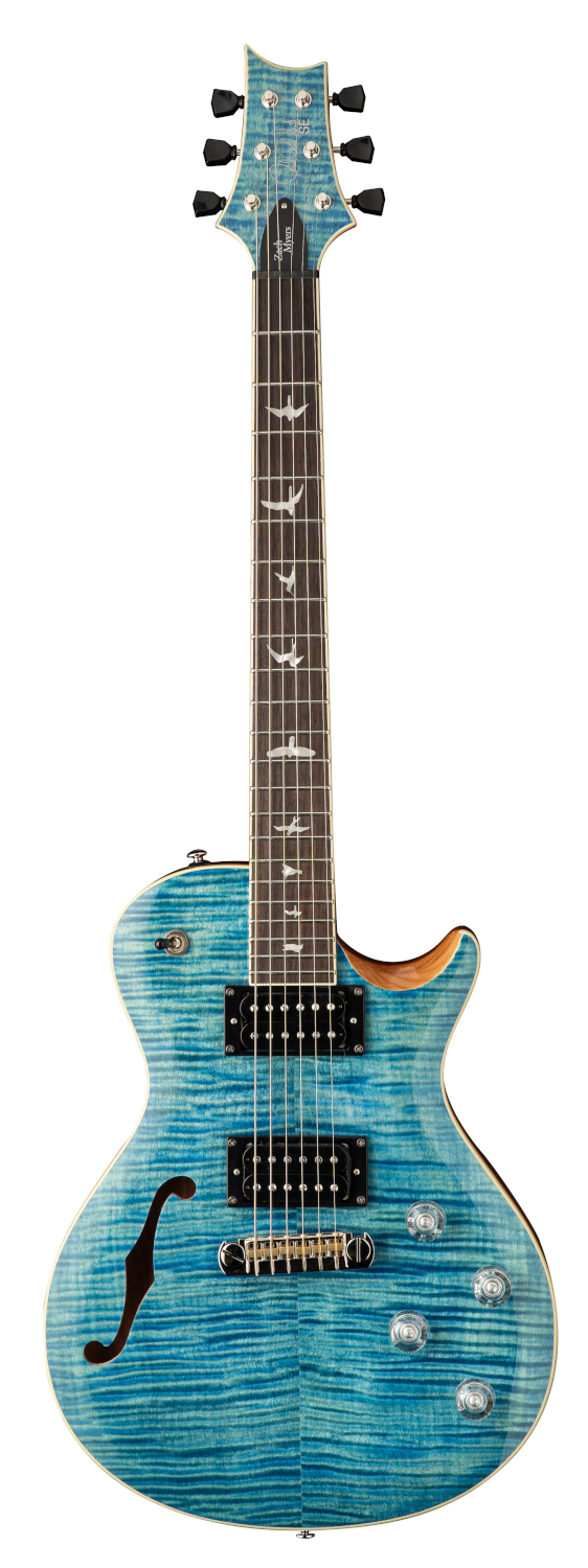 Prs Se-zach Myers Myers Blue El-guitar Inkl  Gigbag