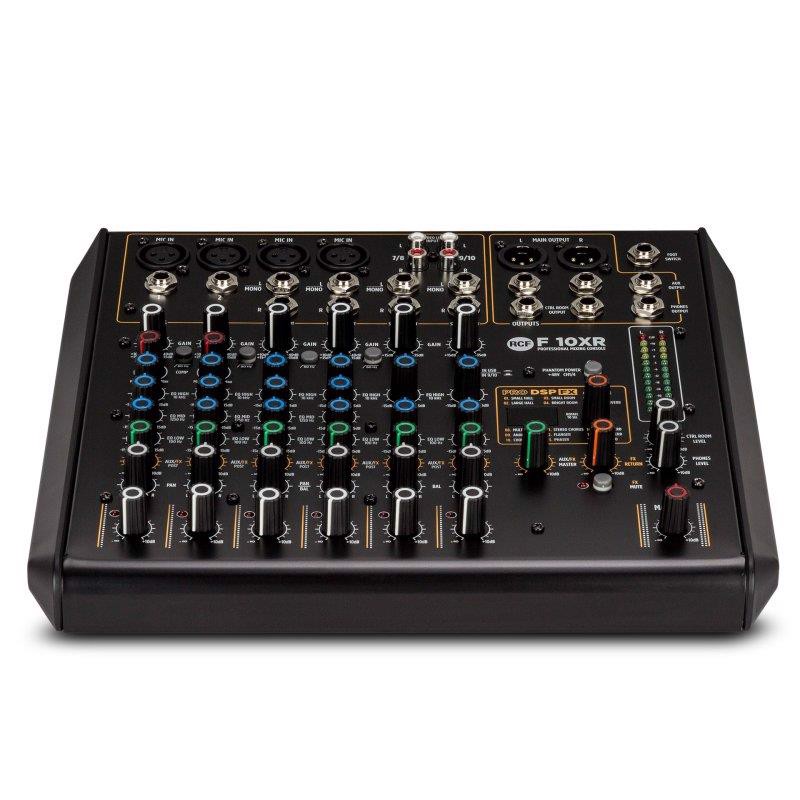 Rcf Mixer   10xr 10 Kanaler  Dsp Og Usb