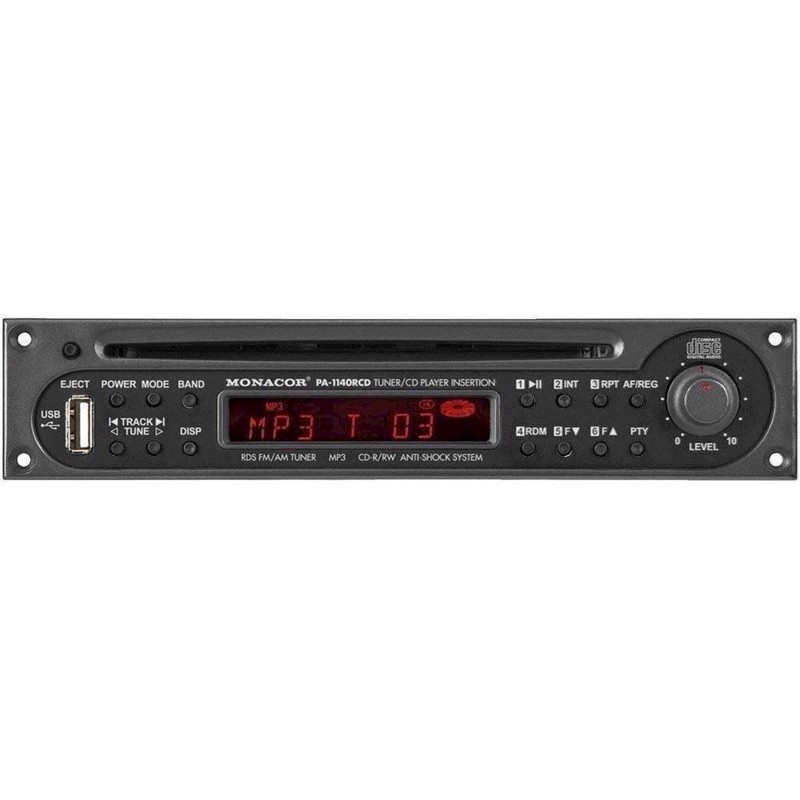 Rds Tuner Cd Player Insertion With Usb Port  Pa-1140rcd