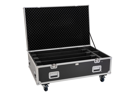 Roadinger Flightcase Pro 4x Led Bar-  Swing With Wheels